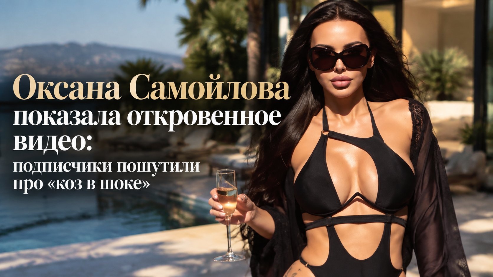 Оксана Самойлова показала откровенное видео: подписчики пошутили про «коз в шоке»