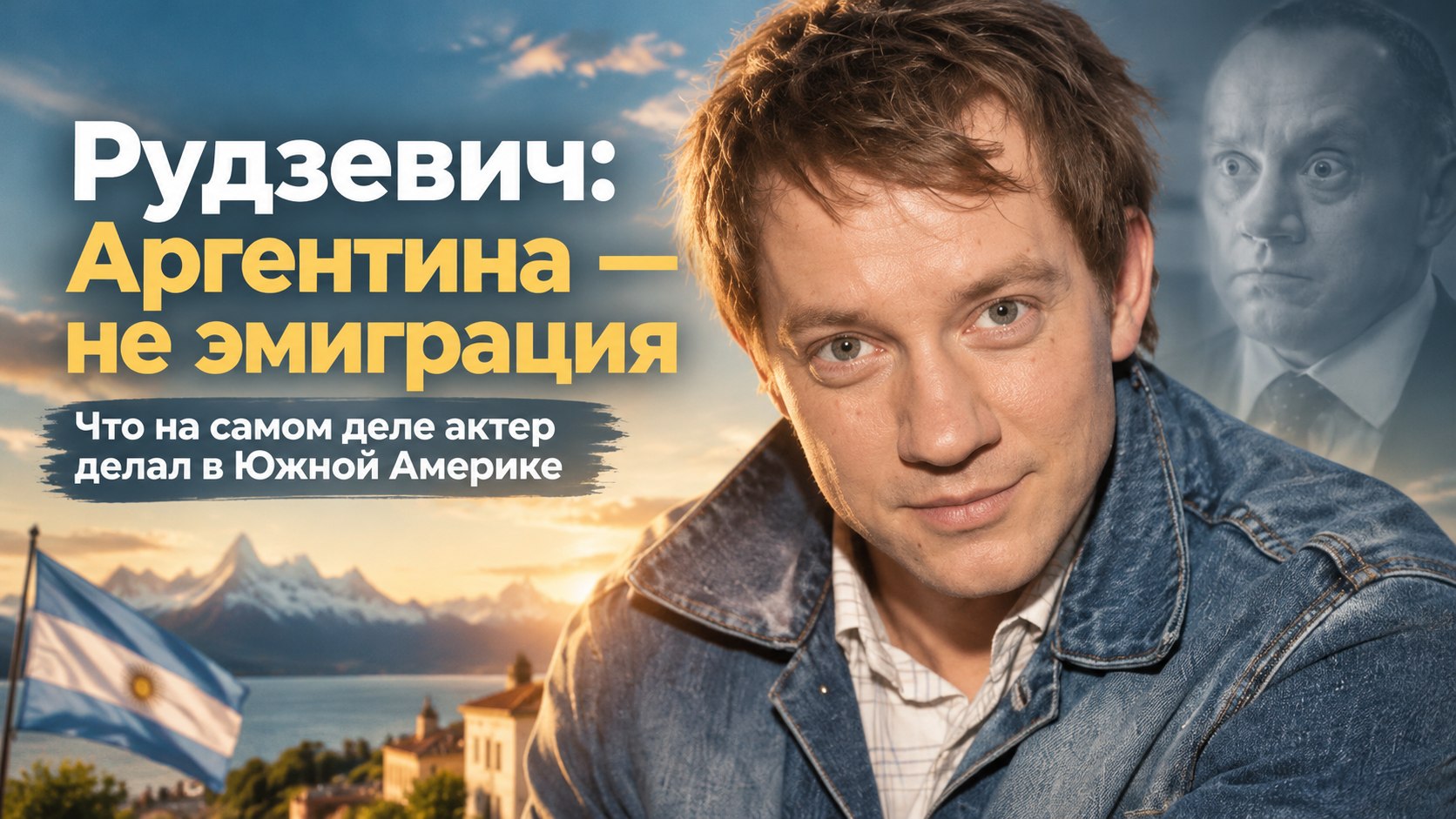 Аргентина Сергея Рудзевича — не эмиграция, а съемки «Эль Русо» и отпуск с женой