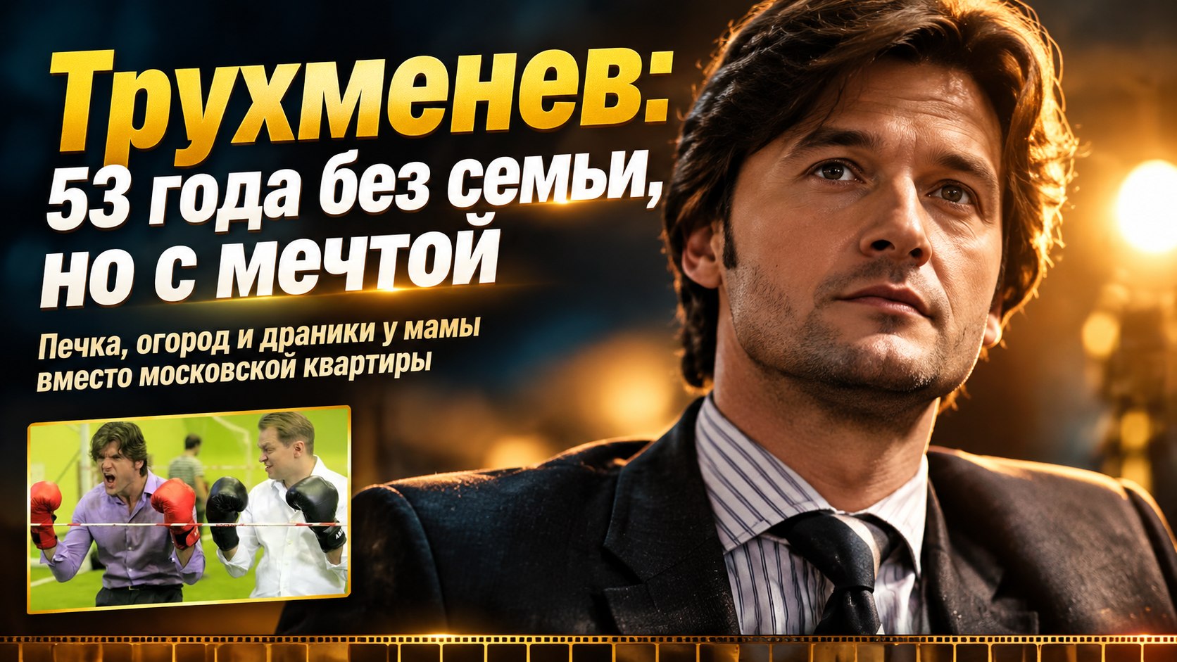 Актёр Эдуард Трухменев: 53 года, ни жены, ни детей, зато драники у мамы и мечта о деревне
