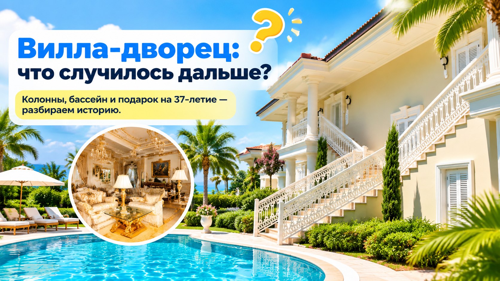 Баскову подарили виллу с колоннами и бассейном на 37-летие — а в 2015-м он остался без прав на неё